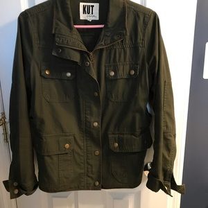 Kut from the Kluth green cotton jacket